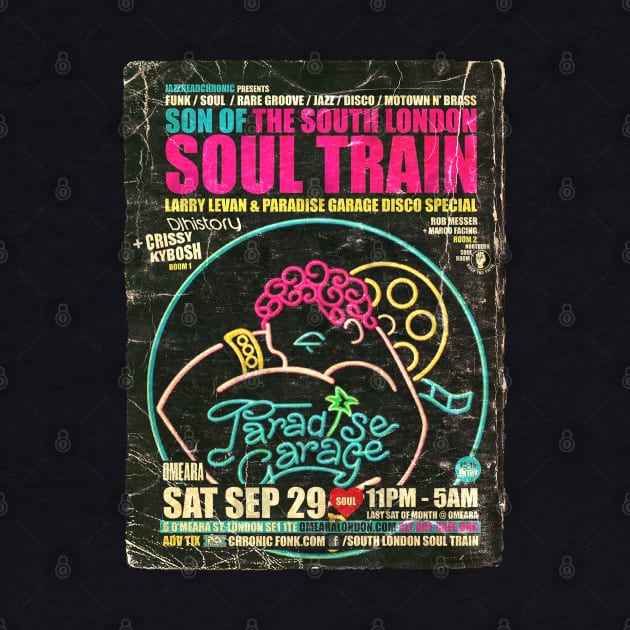 POSTER TOUR - SOUL TRAIN THE SOUTH LONDON 53 by Promags99